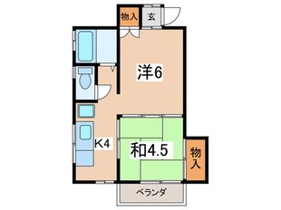 堀越ハウスの物件間取画像